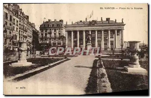 Cartes postales Nantes Place de la Bourse