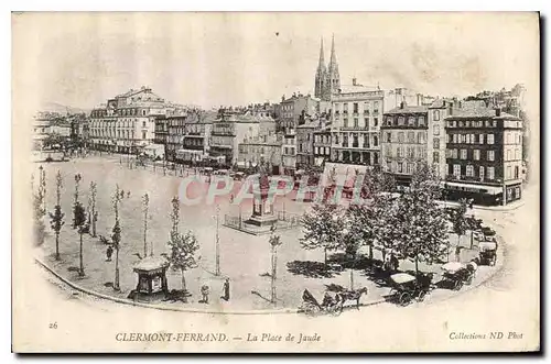 Cartes postales Clermont Ferrand La Place de Jaude