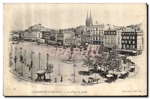 Cartes postales Clermont Ferrand La Place de Jaude