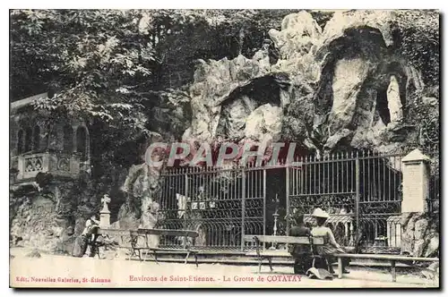Cartes postales Environs de Saint Etienne La Grotte de Cotatay