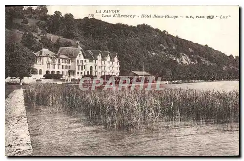 Ansichtskarte AK Lac d Annecy Hotel Beau Rivage