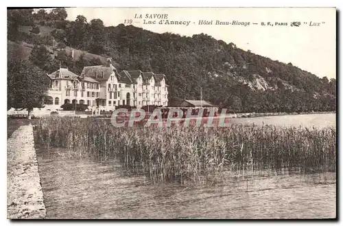 Cartes postales Lac d Annecy Hotel Beau Rivage