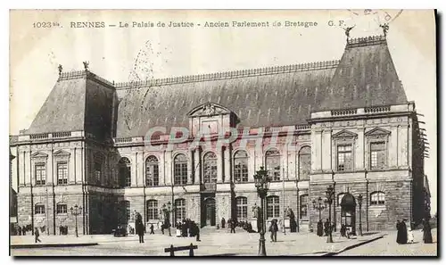 Ansichtskarte AK Rennes Le Palais de Justice Ancien Parlement de Bretagne