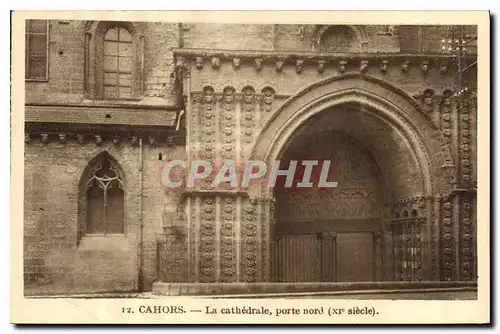 Cartes postales Cahors La Cathedrale porte nord