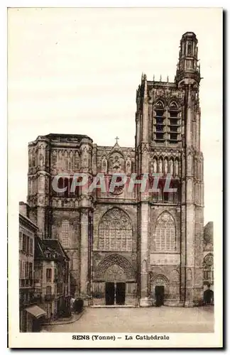 Cartes postales Sens Yonne La Cathedrale