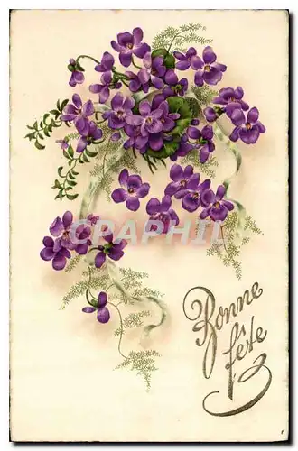 Cartes postales Bonne Fete Fleurs