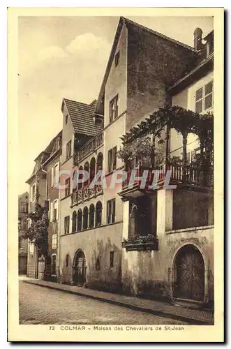 Cartes postales Colmar Maison des Chevaliers de St Jean