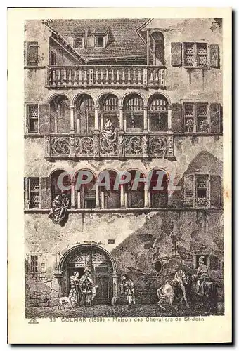 Cartes postales Colmar Maison dse Chevaliers de St Jean