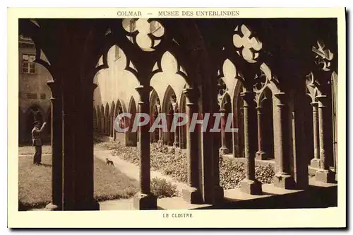 Cartes postales Colmar Musee des Unterlinden Le Cloitre