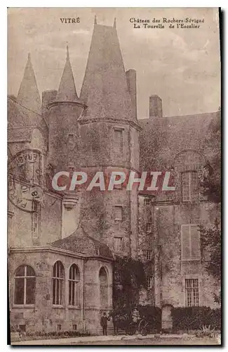 Ansichtskarte AK Vitre Chateau des Rochers Sevigne La Tourelle de l'Escalier