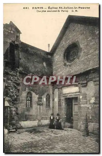 Ansichtskarte AK Paris Eglise St Julien le Pauvre