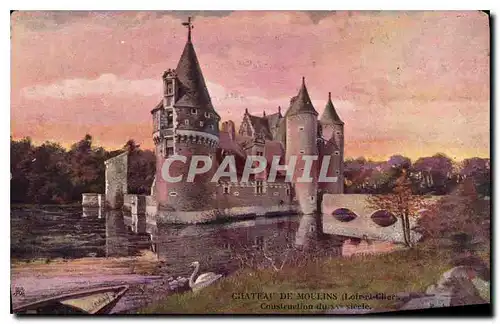 Ansichtskarte AK Chateau de Moulins Loir et Cher