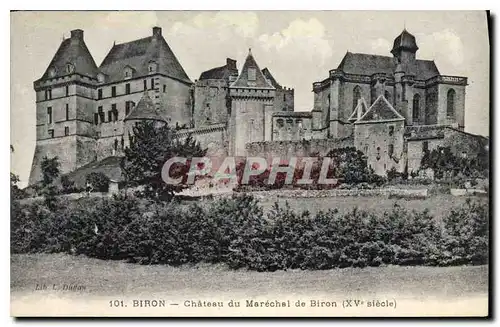 Cartes postales Biron Chateau du Marechal de Biron