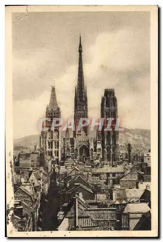 Cartes postales Rouen La Cathedrale