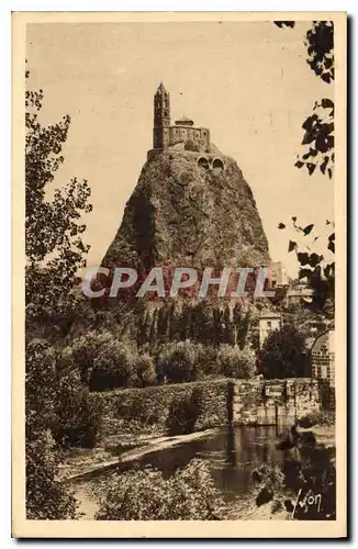 Ansichtskarte AK Le Puy La chapelle et le rocher St Michel d'Aiguilles