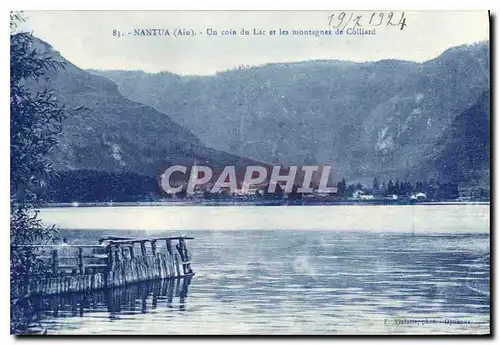 Cartes postales Nantua Ain Un xoin du Lac et les montagnes de Colliard
