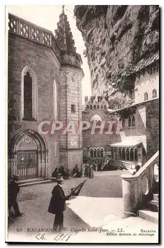 Cartes postales Roc Amadour Chapelle Saint Jean