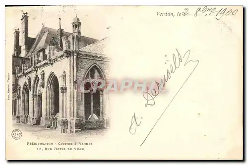 Cartes postales Verdun Rue Hotel de Ville