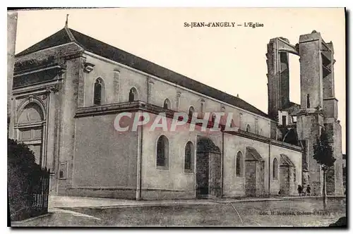 Cartes postales St Jean d'Angely L'Eglise