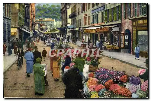 Cartes postales Nice Le Marche aux Fleurs