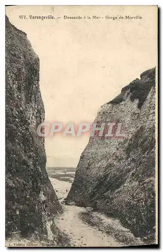 Cartes postales Varengeville Descente a la Mer Gorge de Morville