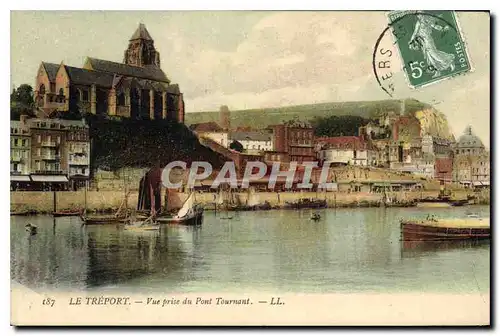 Cartes postales Le Treport Vue prise du Pont Tournant