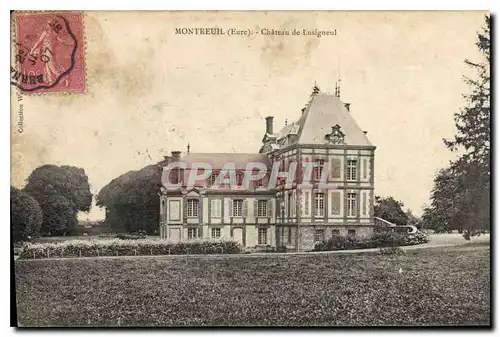 Ansichtskarte AK Montreuil Eure Chateau de Lusigneul