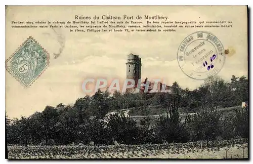 Cartes postales Ruines du Chateau Fort de Montlhery