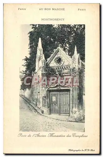 Cartes postales Montmorency Porte de l'Ancien Monastere des Templiers
