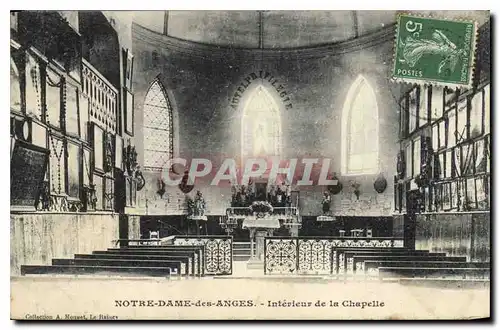 Ansichtskarte AK Notre Dame des Anges Interieur de la Chapelle