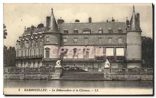 Cartes postales Rambouillet Le Debarcadere et le Chateau