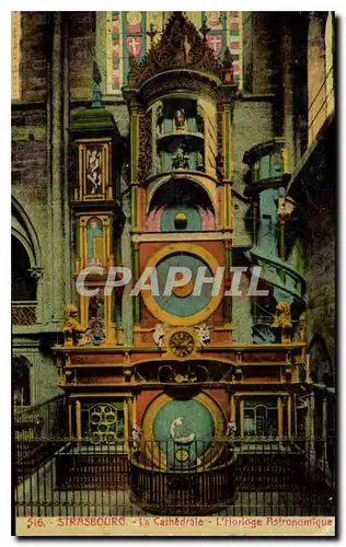 Cartes postales Strassbourg La Cathedrale L'Horloge Astronomique