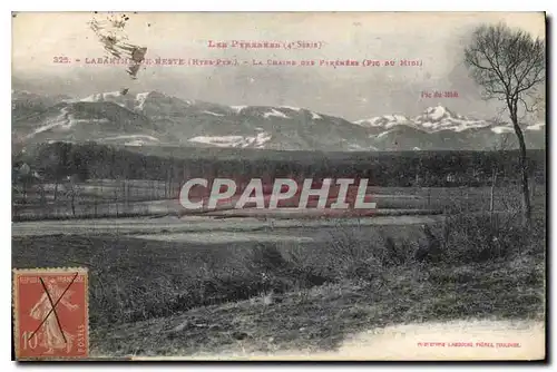 Ansichtskarte AK Labarthe Neste Htes Pyr La Chaine des Pyrenees Pic du Midi