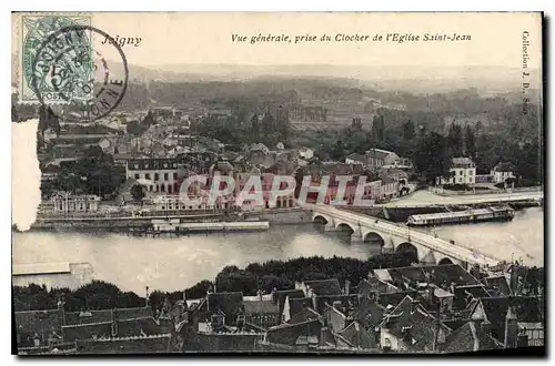 Ansichtskarte AK Joigny Vue generale prise du Clocher de l'Eglise Saint Jean