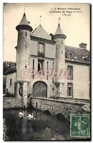 Ansichtskarte AK Chateau de Sigy S et M L'Entree Le Montois Pittoresque