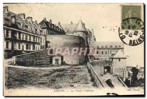 Cartes postales Dieppe Le Vieux Chateau