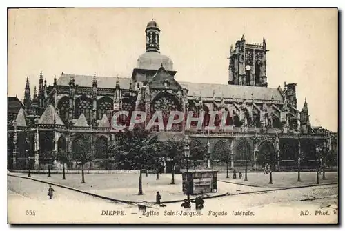 Ansichtskarte AK Dieppe Eglise Saint Jacques Facade laterale