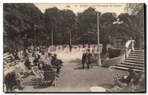 Ansichtskarte AK Vichy Les Terrasses du Casino