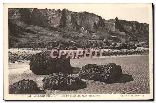 Ansichtskarte AK Villers sur Mer Les Falaises au Saut du Chien