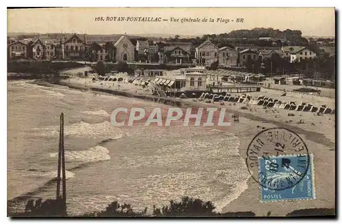 Cartes postales Royan Pontaillac Vue generale de la Plage