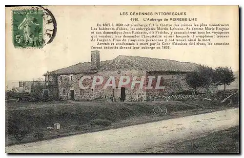 Ansichtskarte AK Les Cevennes Pittoresque l'Auberge de Peirebeilhe