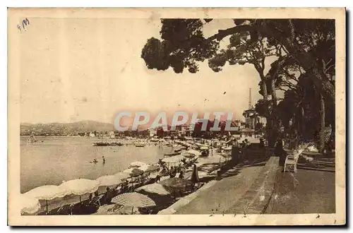 Cartes postales Juan les Pins la Pinede et la plage