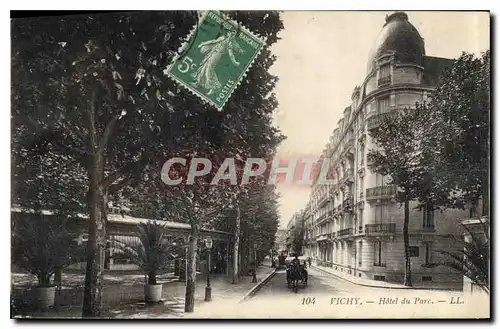 Cartes postales Vichy hotel du Parc