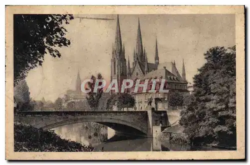 Cartes postales Strasbourg Eglise Saint Paul et Cathedrale