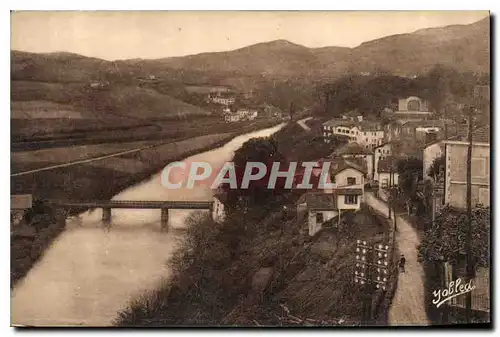 Cartes postales Cambo les Bains B P la Nice le Pont et le Quartier du Fronton