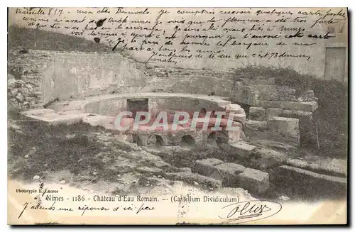 Cartes postales Nimes Chateau d'Eau Romain Castellum Dividiculum