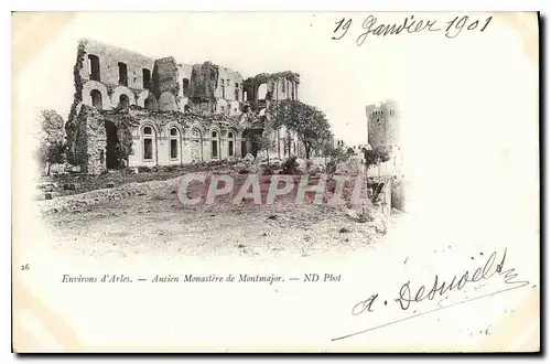 Cartes postales Environs d'Arles Ancien Monastere de Montmajor