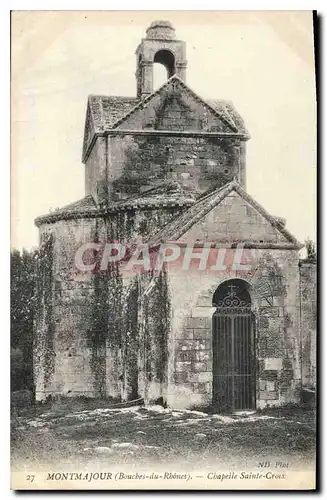 Ansichtskarte AK Montmajour Bouches du Rhones Chapelle Sainte Croix