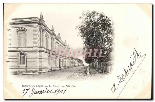 Cartes postales Montpellier Le Musee