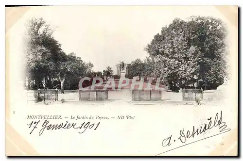 Cartes postales Montpellier Le Jardin di Peyrou